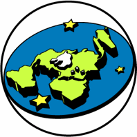 flat earth society logo